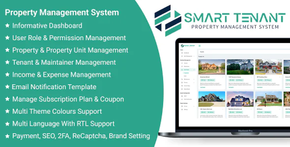Smart Tenant SaaS v2.3 - Property Management System
