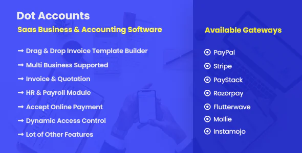 Dot Accounts v2.8 - SaaS Business & Accounting Software