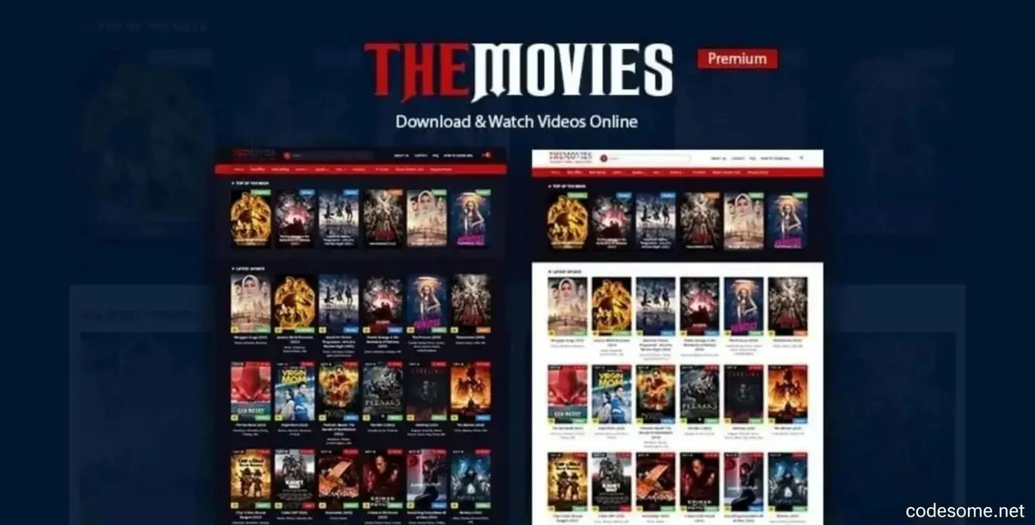 TheMovies v1.0 - Download & Watch Online Blogger Template