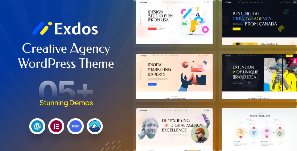 Exdos v1.1.3 - Digital Agency WordPress Theme