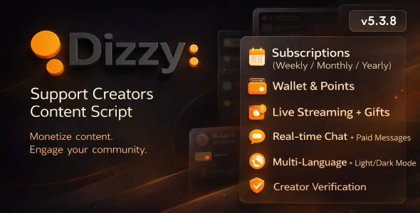 Dizzy v5.3.8 - Support Creators Content Script