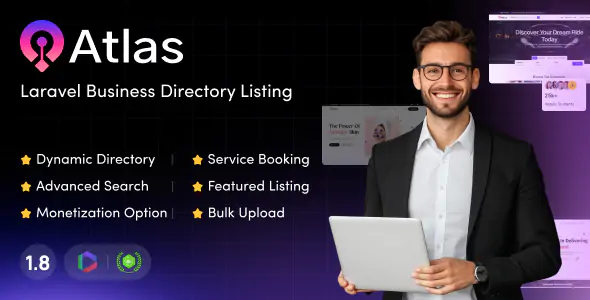Atlas v1.8 - Laravel Business Directory Listing