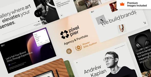 Pixelpiernyc v25 - Creative Agency and Portolio WordPress Theme
