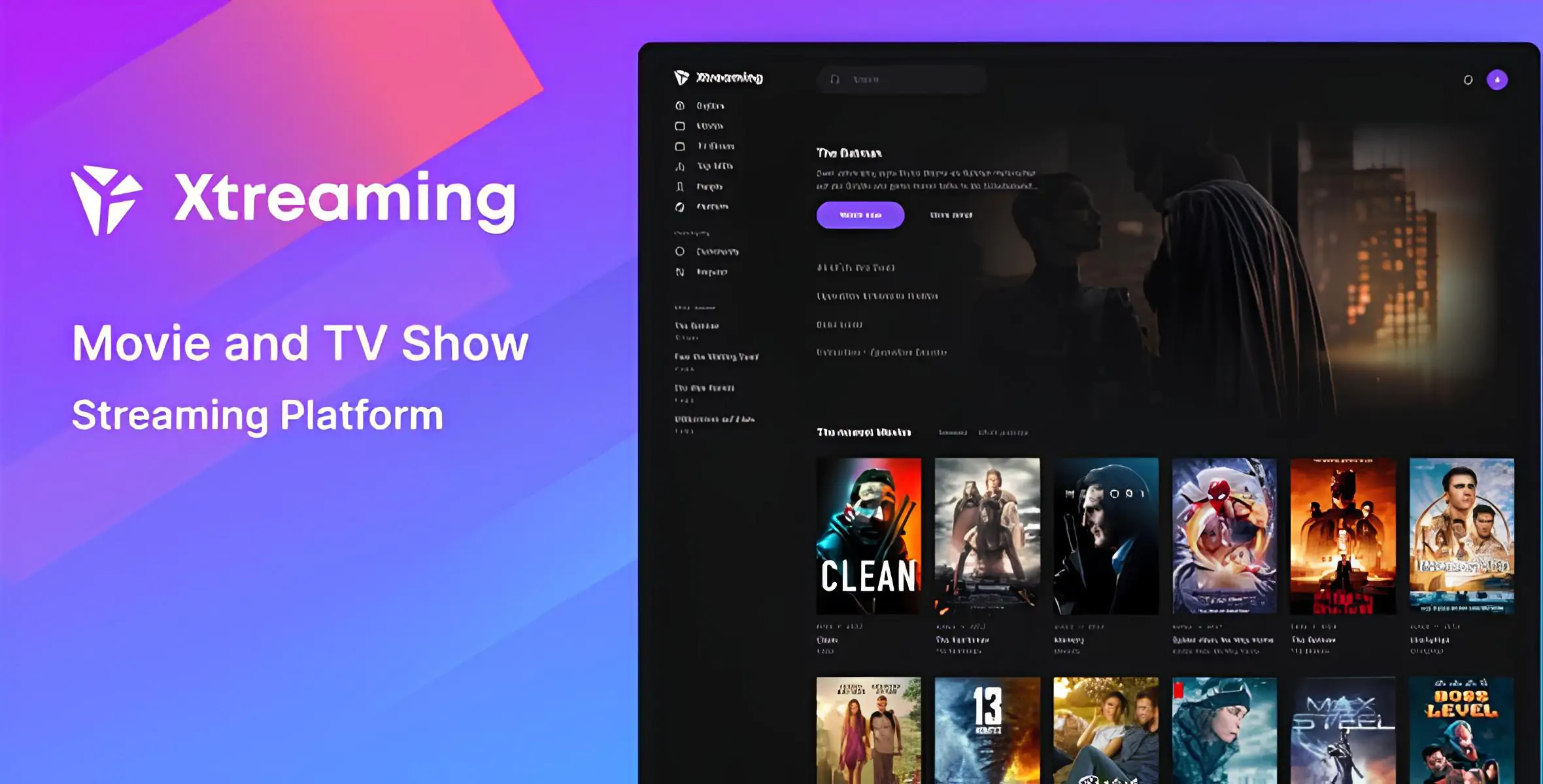 Xtreaming v1.0 - Movie and TV Show Streaming Platform