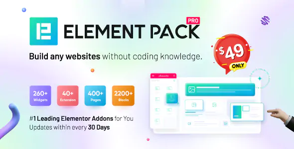 Element Pack v8.5.1 - Addon for Elementor Page Builder WordPress Plugin