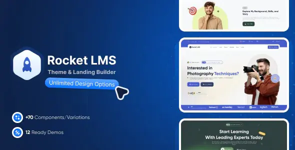 Rocket LMS Theme and Landing Page Builder v2.0.1
