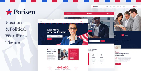 Potisen v1.2.8 - Election & Political WordPress Theme
