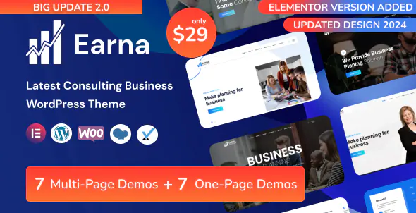 Earna 1.1.2 - Consulting Business WordPress Theme
