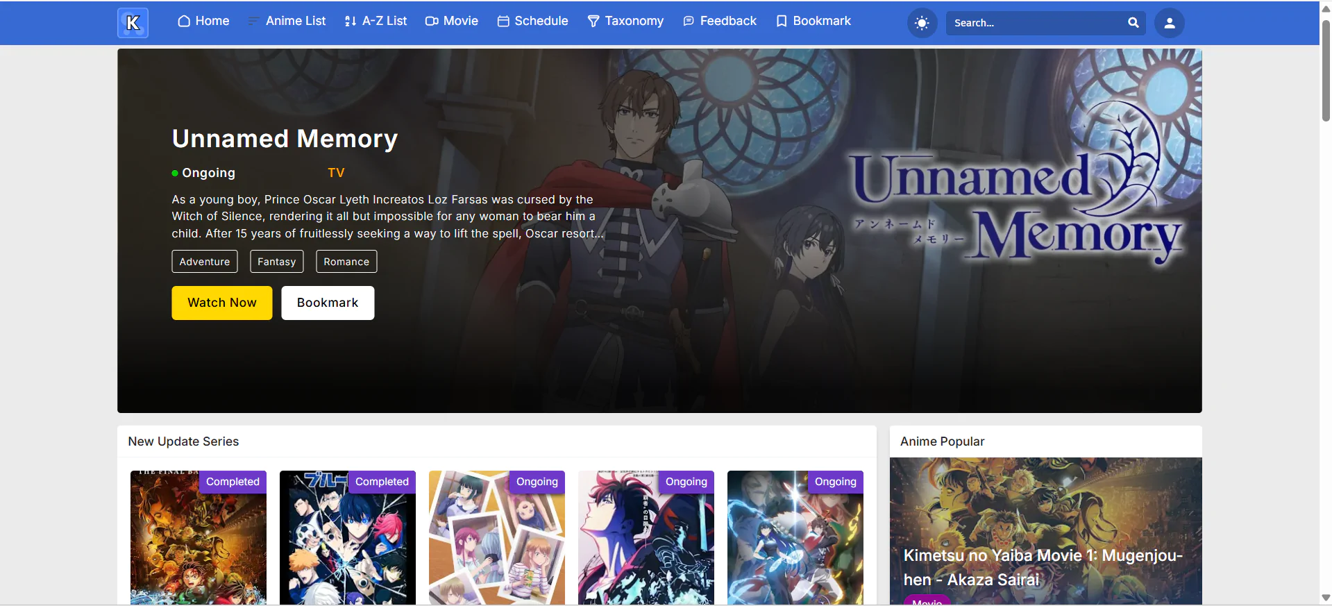 KumaStream v4.2 - Anime Streaming Blogger Template