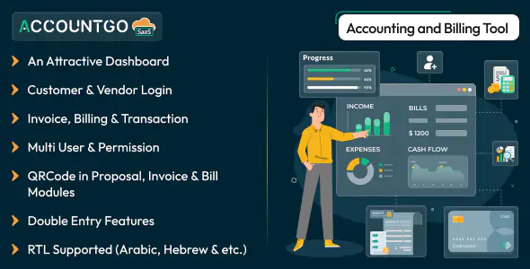 AccountGo SaaS v8.2 - Accounting and Billing Tool