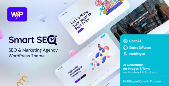 SmartSEO v2.17 - SEO & Marketing Services WordPress Theme