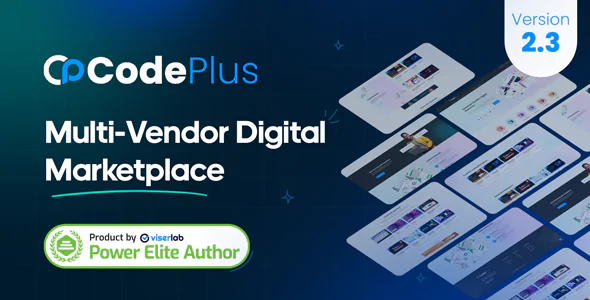 CodePlus v2.3 - Multi Vendor Digital Marketplace