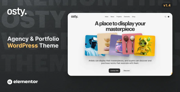 Osty v1.4.2 – Creative Agency and Portfolio Theme